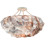 Потолочный светильник с каскадным абажуром из ракушек Sea Ravens варинант исполнения - 2 | Loft Concept в Твери