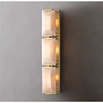 Бра из 3-х прямоугольных мраморных панелей Calling to Shine варинант исполнения - 4 | Loft Concept в Твери