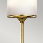 Бра вертикальное с белым полукруглым плафоном и длинным стержнем S Kichler варинант исполнения - 4 | Loft Concept в Твери