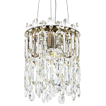 Подвесной светильник с хрустальными подвесками Roul Crystal Round Hanging Lamp варинант исполнения - 1 | Loft Concept в Твери