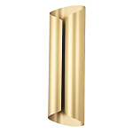 Бра с матовым цилиндрическим абажуром цвета латунь Monolith варинант исполнения - 1 | Loft Concept в Твери