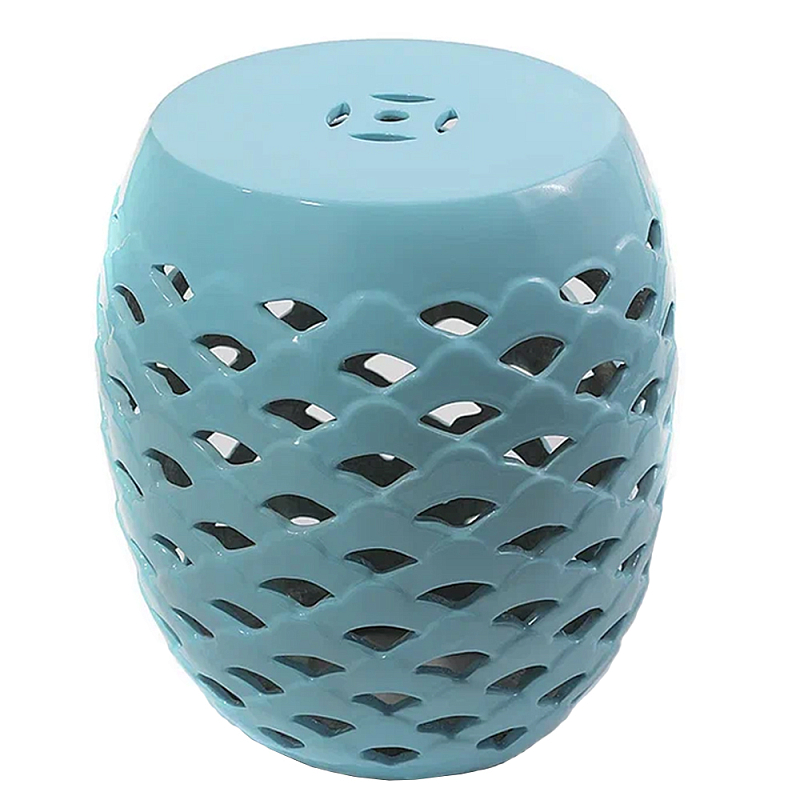 Керамический табурет Ceramic Chair Turquoise Бирюзовый Керамический табурет Ceramic Chair Turquoise Бирюзовый в Твери | Loft Concept
