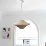 Подвесной вязаный бежевый светильник «Звезда Востока 01» варинант исполнения - 4 | Loft Concept в Твери