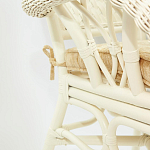 Комплект обеденный из ротанга Eloise grand white варинант исполнения - 9 | Loft Concept в Твери