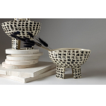 Чаша на ножках для фруктов или сухофруктов "Лонерно" варинант исполнения - 3 | Loft Concept в Твери