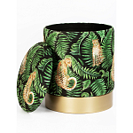 Пуф Leopards in the ferns варинант исполнения - 2 | Loft Concept в Твери