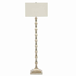 Торшер с фактурным каркасом и прямоугольным тканевым абажуром Shiye and Simplicity варинант исполнения - 1 | Loft Concept в Твери