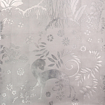 Обои ручная роспись в стиле Арт-деко Rateau Bas Relief on Tarnished Silver gilded paper варинант исполнения - 2 | Loft Concept в Твери