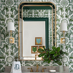 Зеркало в золотой раме Arched Mirror варинант исполнения - 3 | Loft Concept в Твери