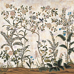 Обои ручная роспись Siam White Metal варинант исполнения - 1 | Loft Concept в Твери