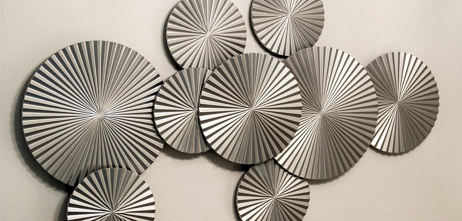 Арт-объект Apollo Silver Wall Plaque Disc 9 Арт-объект Apollo Silver Wall Plaque Disc 9 - Loft-Concept в Твери