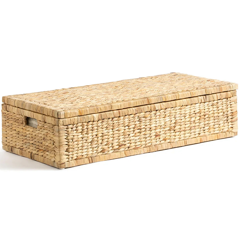 Корзина под кровать Evette Wicker Under Bed Basket Бежевый Корзина под кровать Evette Wicker Under Bed Basket Бежевый в Твери | Loft Concept