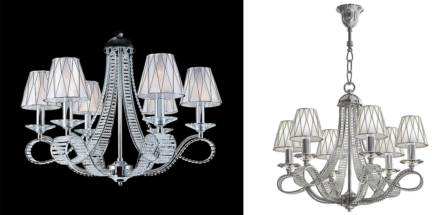 Люстра Franseza Chandelier chrome 67 Люстра Franseza Chandelier chrome 67 - Loft-Concept в Твери