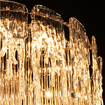 Бра с эффектом стекающего стекла и прозрачными трубками Textured Glass варинант исполнения - 7 | Loft Concept в Твери