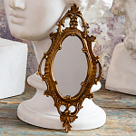 Зеркало настенное в ажурной раме бронзового цвета Classic Ornament Mirror варинант исполнения - 3 | Loft Concept в Твери