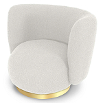 Кресло с обивкой букле Ambrose Boucle Armchair варинант исполнения - 7 | Loft Concept в Твери