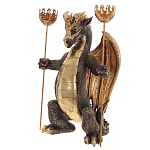 Подсвечник Дракон Dragon with Two Candlesticks варинант исполнения - 2 | Loft Concept в Твери