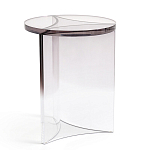 Стол журнальный круглый Acrylic Аether Smoke варинант исполнения - 1 | Loft Concept в Твери