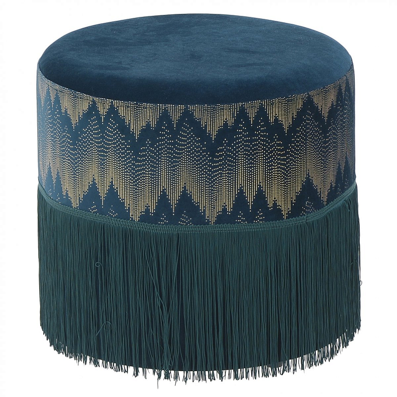 Пуф Fringe Blue Синий Пуф Fringe Blue Синий в Твери | Loft Concept