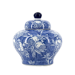 Ваза с крышкой в китайском стиле Гранатовое дерево Blooming Pomegranate варинант исполнения - 8 | Loft Concept в Твери