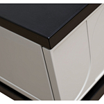 Тумбочка прикроватная с ящиком черно-серого цвета Noble Nightstand варинант исполнения - 5 | Loft Concept в Твери