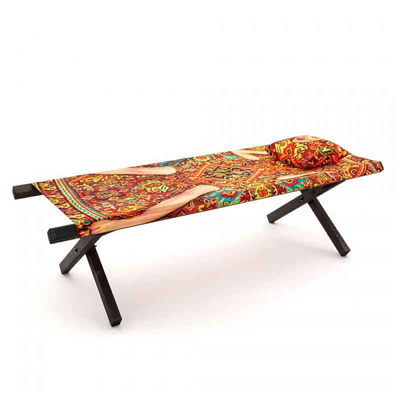 Шезлонг Seletti Poolbed Lady on Carpet Черный Мульти Шезлонг Seletti Poolbed Lady on Carpet Черный Мульти в Твери | Loft Concept