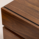 ТВ-тумба с узором из шпона на фасаде Sahara варинант исполнения - 5 | Loft Concept в Твери