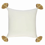 Чехол на подушку с кисточками и вышивкой птиц Ethnic mix Birds Square варинант исполнения - 4 | Loft Concept в Твери