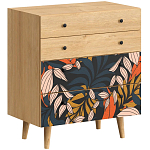 Комод с принтом на ящиках Elise Chest of Drawers варинант исполнения - 2 | Loft Concept в Твери