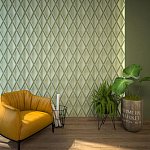 Гипсовая 3D панель с принтографией PM-102 варинант исполнения - 2 | Loft Concept в Твери