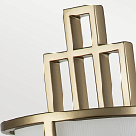 Бра с геометрическим каркасом и матовым белым цилиндрическим плафоном Feiss варинант исполнения - 5 | Loft Concept в Твери