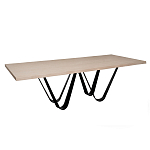 Стол обеденный на изогнутых ножках Consonance варинант исполнения - 2 | Loft Concept в Твери