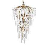 Люстра многоярусная с трубчатыми подвесками Dripping Crystals варинант исполнения - 3 | Loft Concept в Твери