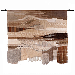 Тканый вручную монументальный настенный гобелен Earth Flow варинант исполнения - 6 | Loft Concept в Твери