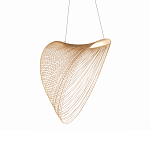 Подвесной светильник фигурный из деревянных прутьев Ecofriendly Light Source варинант исполнения - 2 | Loft Concept в Твери
