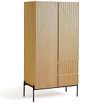 Шкаф с геометрическим рисунком на дверцах Anders Light Wood варинант исполнения - 2 | Loft Concept в Твери