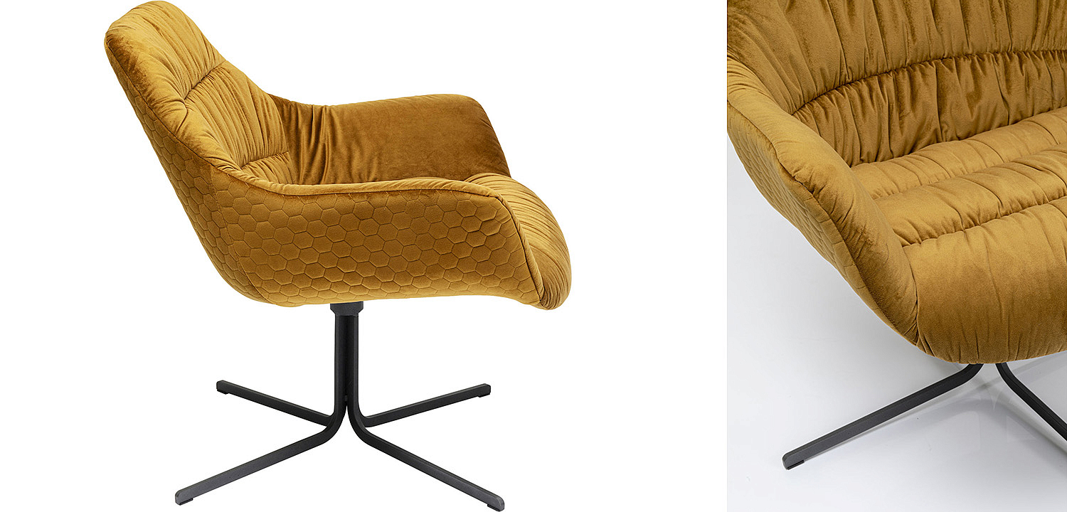 Кресло вращающееся Yellow Honeycomb - Loft-Concept в Твери