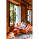 Дизайнерское кожаное кресло в форме руки Poltronova Joe Gold  Armchair варинант исполнения - 8 | Loft Concept в Твери