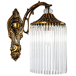 Бра с плафоном с виде трубчатых хрустальных подвесок Cadice Wall Lamp варинант исполнения - 1 | Loft Concept в Твери