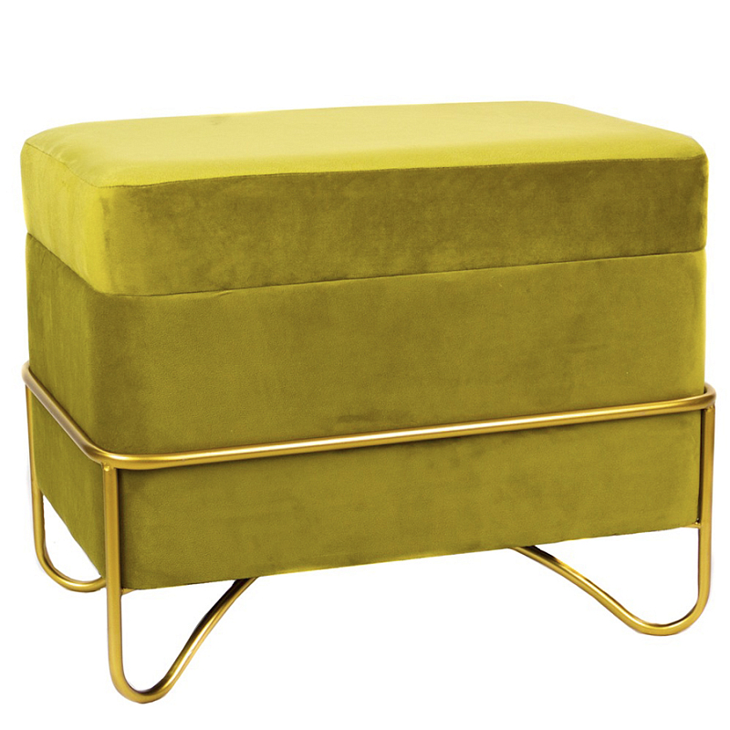 Пуф Yellow Cube Желтый Золотой Пуф Yellow Cube Желтый Золотой в Твери | Loft Concept