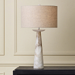 Настольная лампа на конусовидном корпусе с чашей и с тканевым абажуром Daydreaming варинант исполнения - 4 | Loft Concept в Твери