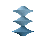 Подвесной вязаный голубой светильник «Звезда Востока 03» варинант исполнения - 2 | Loft Concept в Твери