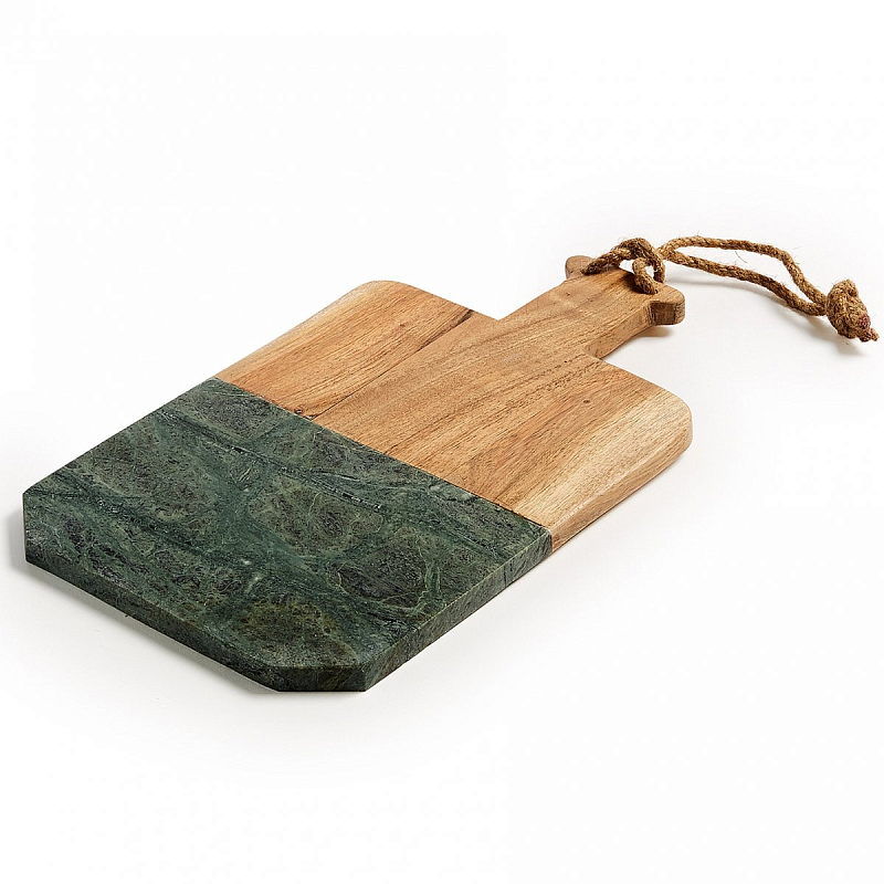 Разделочная доска Green Wood Зеленый Бежевый Разделочная доска Green Wood Зеленый Бежевый в Твери | Loft Concept