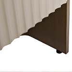 Тумба под телевизор серая с мраморной столешницей Uniqueness Marble варинант исполнения - 8 | Loft Concept в Твери