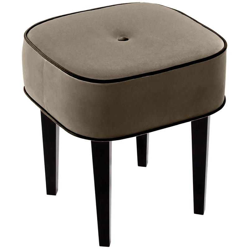 Квадратный мягкий пуф на черных ножках Winton Pouf Square Мульти Квадратный мягкий пуф на черных ножках Winton Pouf Square Мульти в Твери | Loft Concept