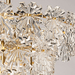 Люстра многоярусная с объемными прозрачными цветами Hanging Flowers варинант исполнения - 4 | Loft Concept в Твери