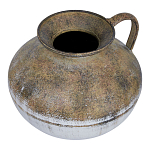 Ваза металлическая с ручкой Bygone Era варинант исполнения - 2 | Loft Concept в Твери