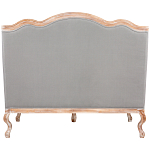 Диван двухместный из массива бука светло-серый Solid Luxury варинант исполнения - 2 | Loft Concept в Твери