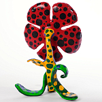 Декоративная статуэтка Yayoi Kusama Flowers that Bloom at Midnight Red варинант исполнения - 2 | Loft Concept в Твери