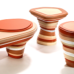 Комплект кофейных столиков Vorlon Desert three tables варинант исполнения - 4 | Loft Concept в Твери